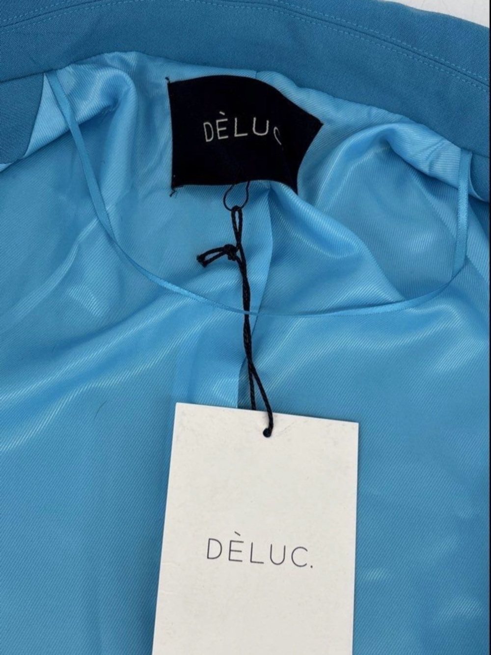 Deluc Women's Single-Button Notch Lapel Blazer in Sky Blue - Picture 6 of 9